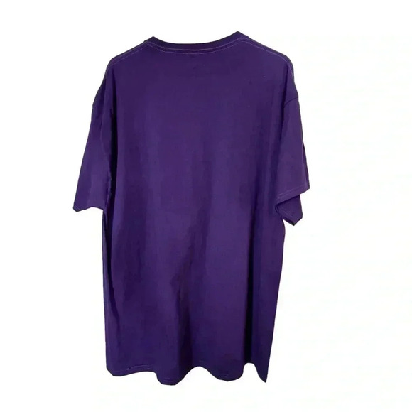 Knights Apparel MARDI GRAS Purple 100% Cotton XL Short Sleeve Shirt NWOT - Picture 7 of 9